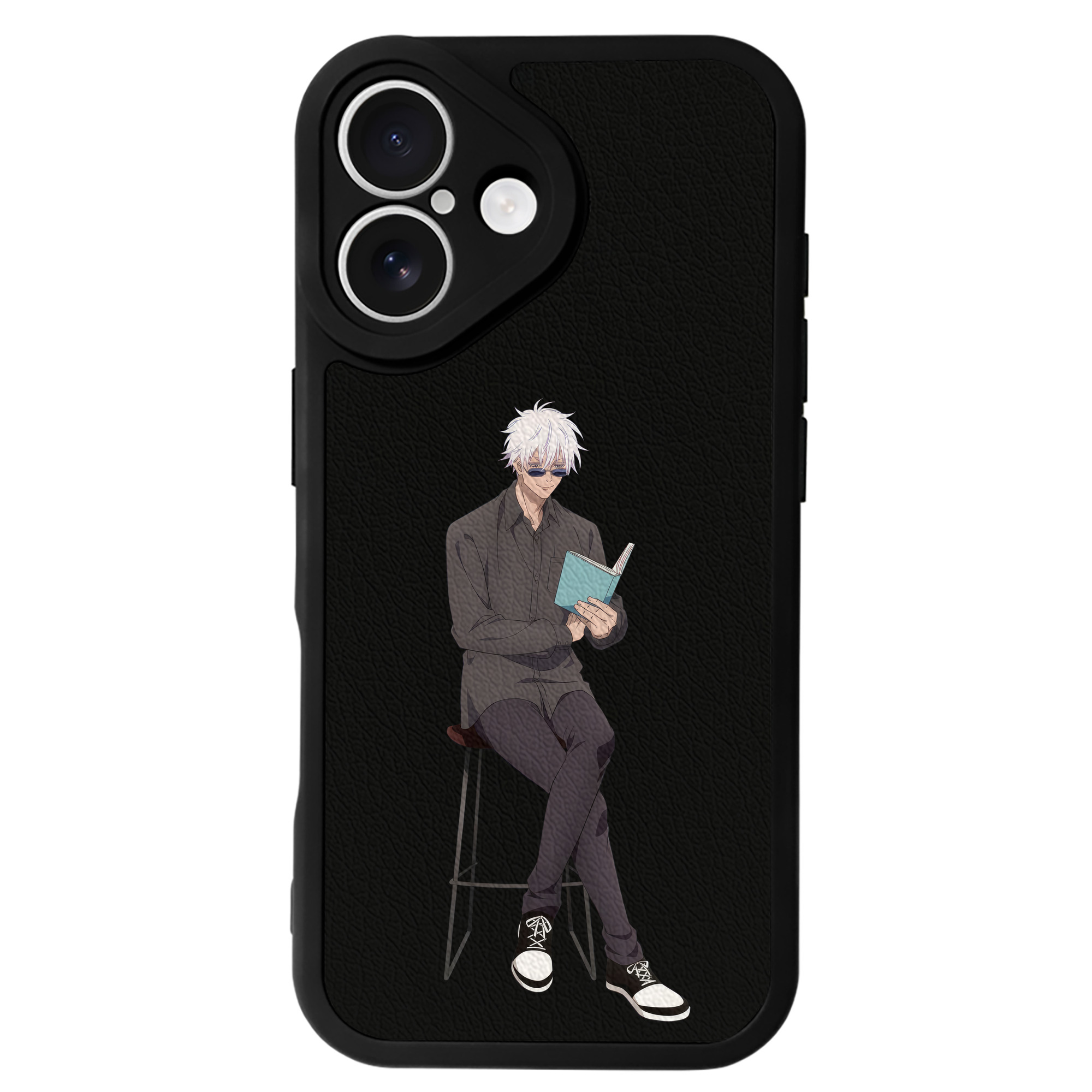 （画像用） 呪術廻戦 Jujutsu Kaisen 【iPhone 16シリーズ対応】シリコンスマホケース（レザー調） 材質：シリコン